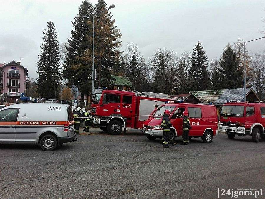 Koparka uszkodziła rurę gazową w Szklarskiej Porębie