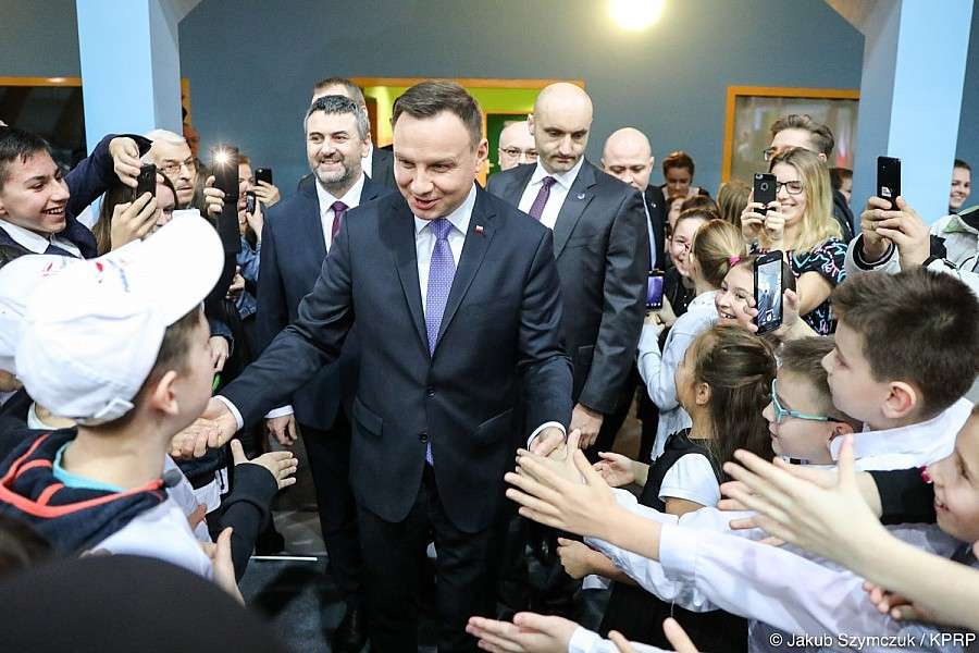 Prezydent Andrzej Duda w Złotoryi (VIDEO)