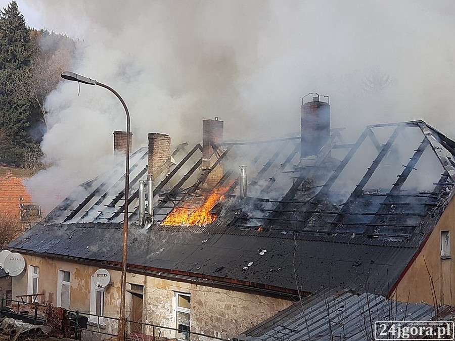 Pożar w Jagniątkowie