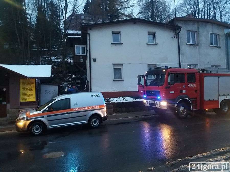 Wyciek gazu w Szklarskiej Porębie