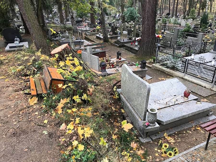 Wielkie sprzątanie na cmentarzach