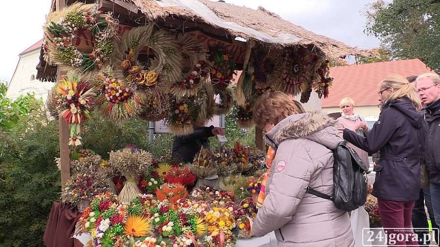 Kiermasz dożynkowy w Pałacu Łomnica (VIDEO)