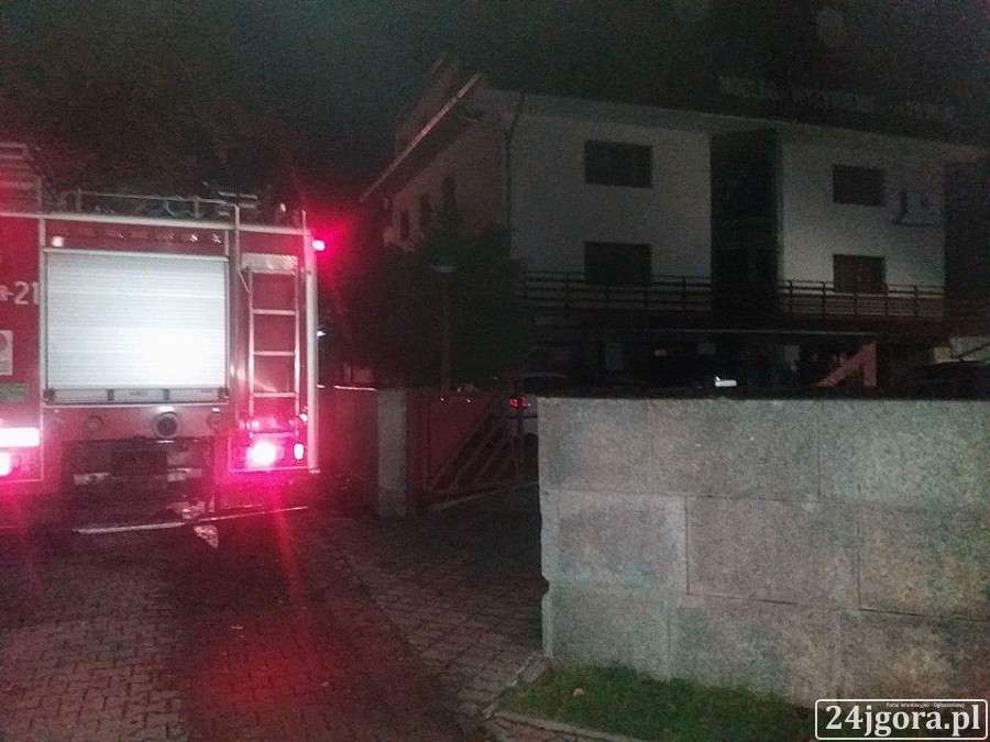 Ewakuacja w domu wypoczynkowym w Szklarskiej Porębie
