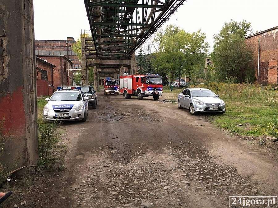 Pożar na terenie byłej Celwiskozy