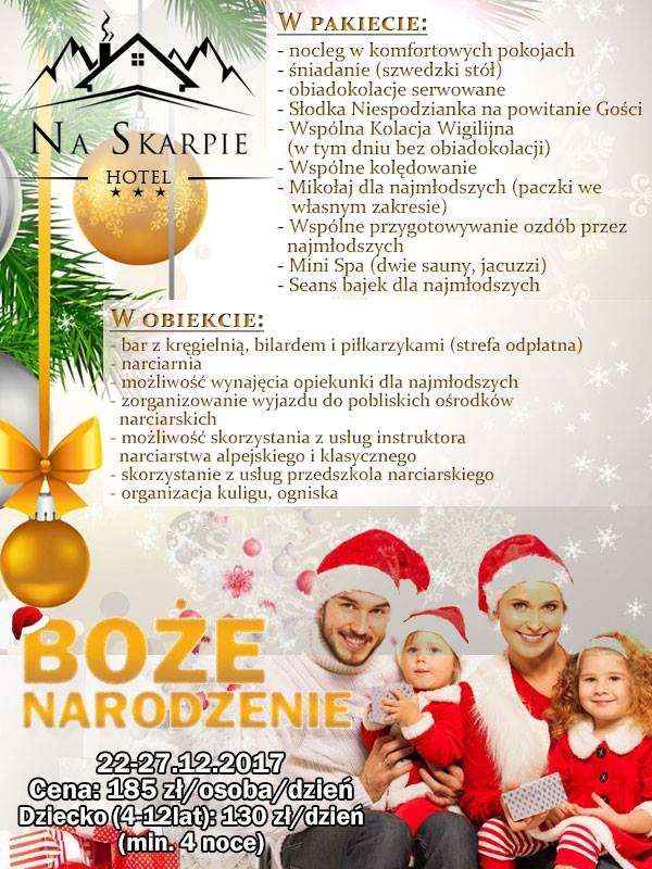 Boże Narodzenie w Hotelu na Skarpie