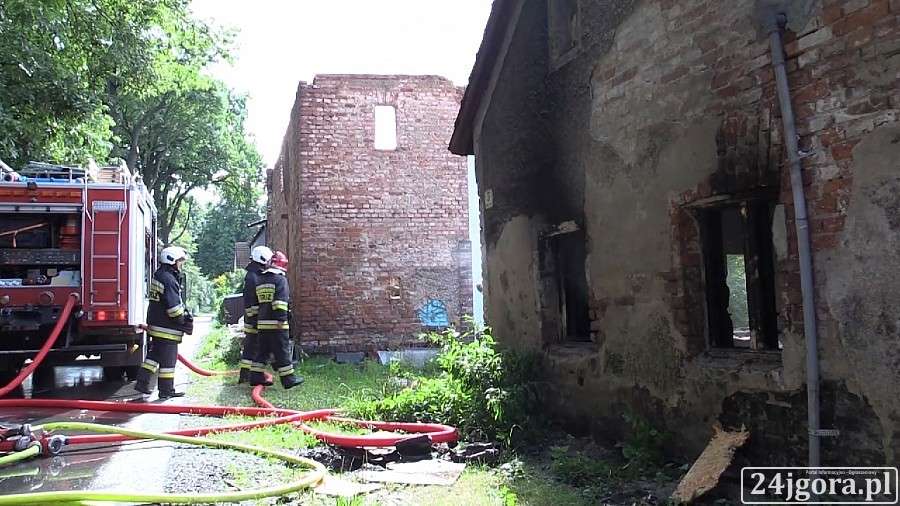 Pożar budynku przy Orkana (VIDEO)