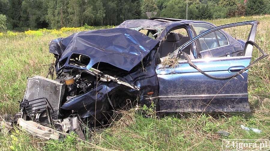 Wypadek na DK30. To cud że nikt nie zginął... (VIDEO)