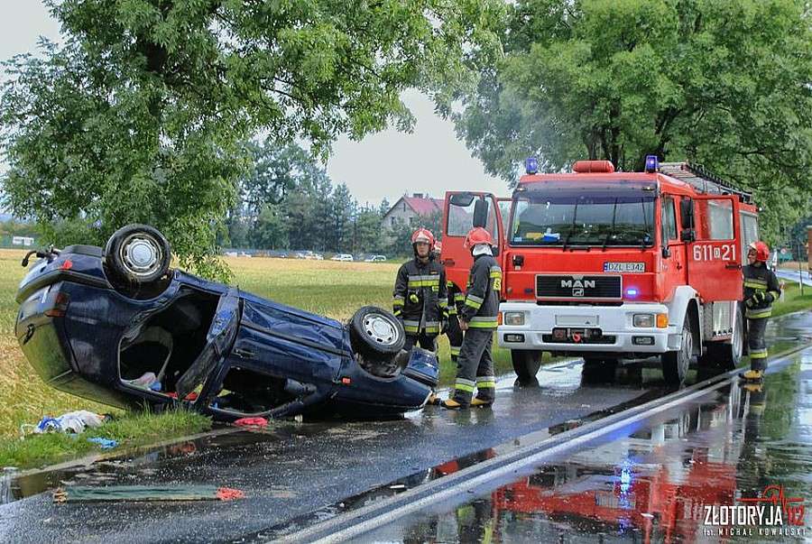 Tragiczny wypadek pod Złotoryją. Nie żyje 17.letnia dziewczyna