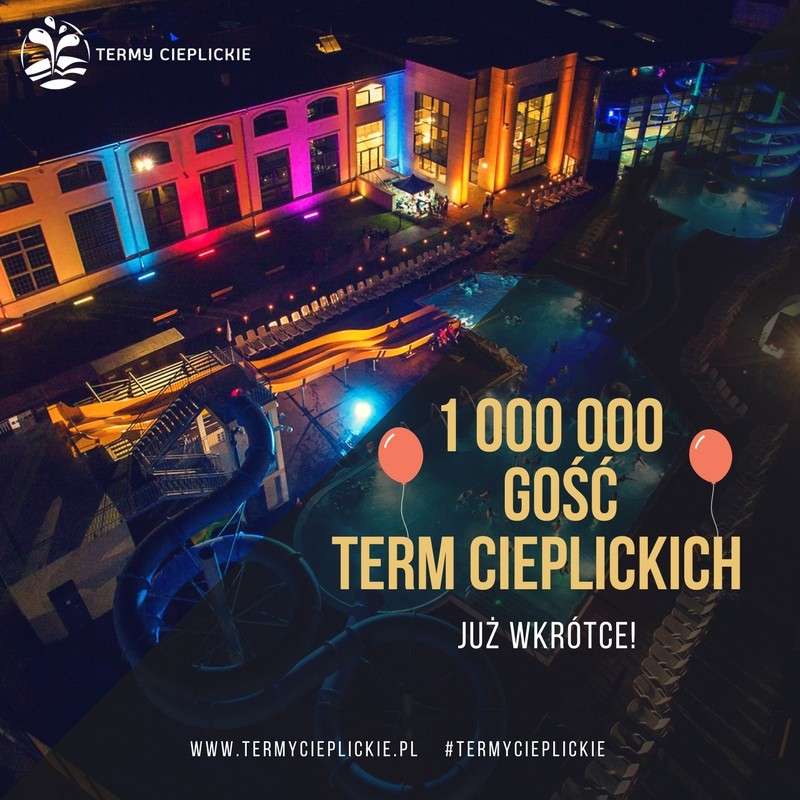 Wkrótce Termy Cieplickie odwiedzi milionowy gość!