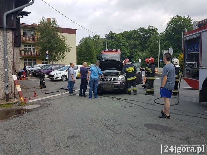 Chwila grozy na stacji benzynowej 