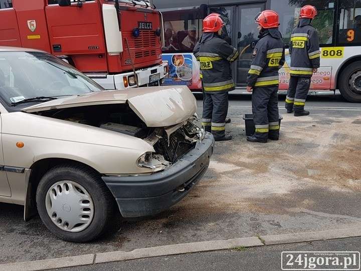 Zderzenie obok Term Cieplickich