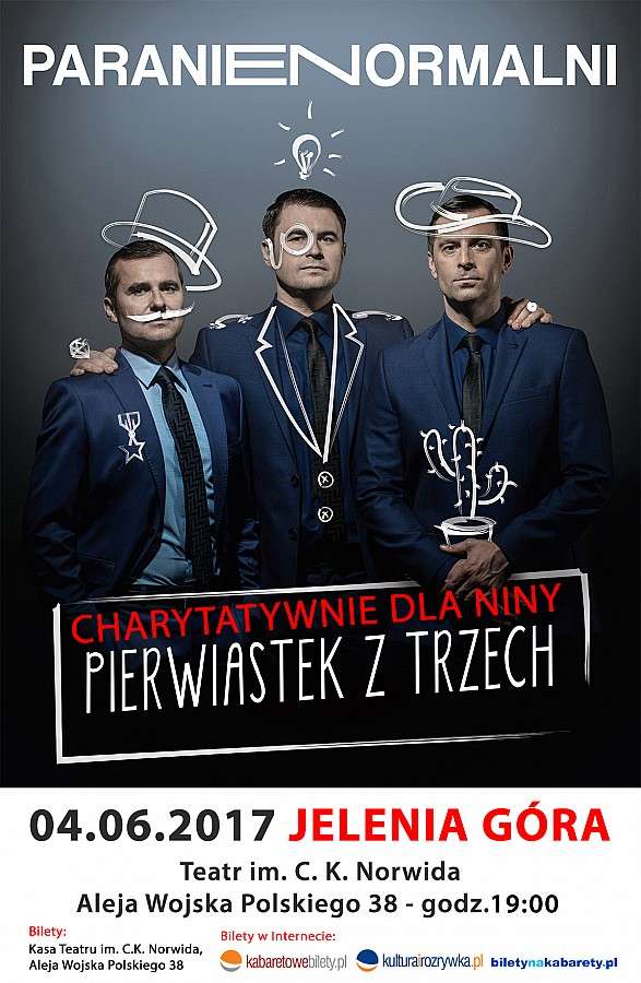 Kabaret Paranienormalni  wystąpi charytatywnie dla Niny.
