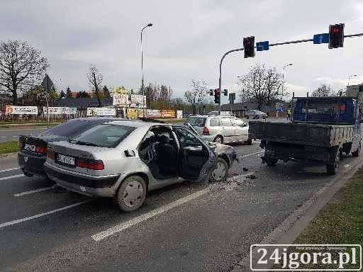 Zderzenie w Alei Jana Pawła