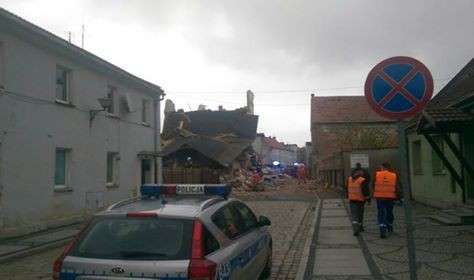 Zawaliła się kamienica w Świebodzicach. Są ofiary śmiertelne.