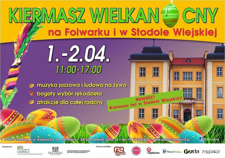 Kiermasz Wielkanocny w Pałacu Łomnica