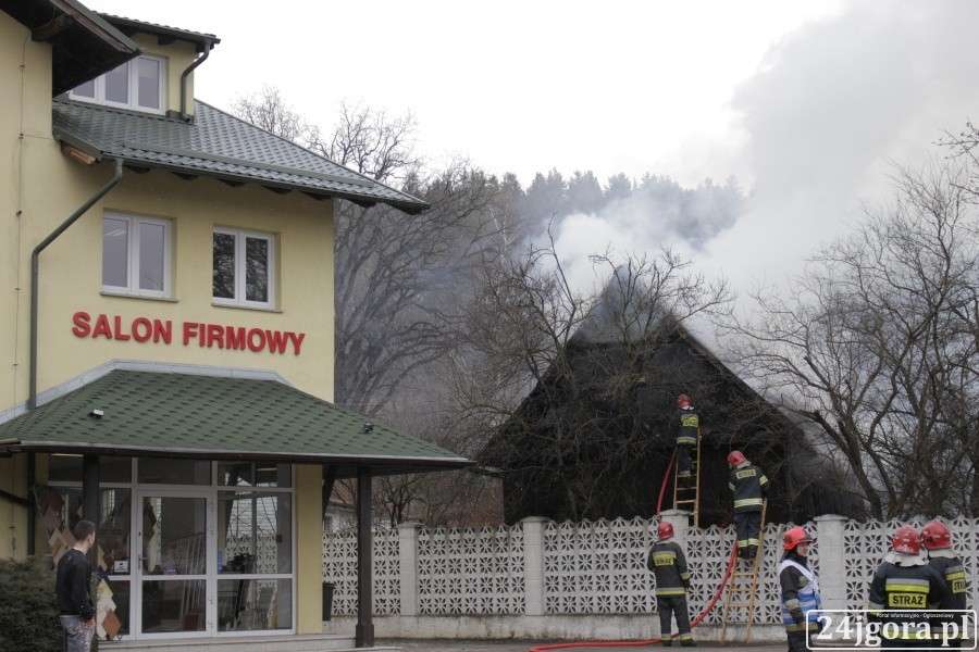 Dzieci spowodowały pożar stodoły