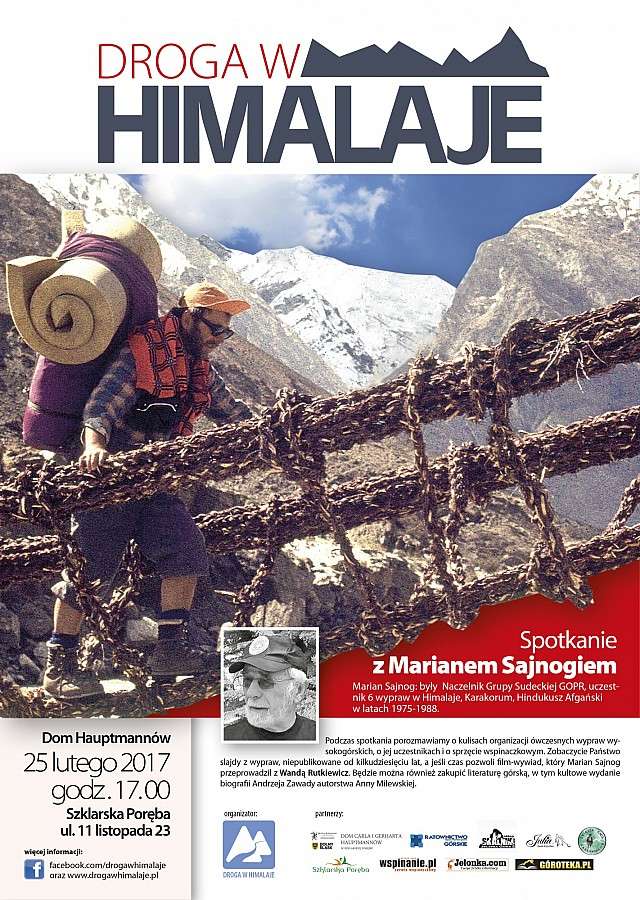 Droga w Himalaje - spotkanie z Marianem Sajnogiem