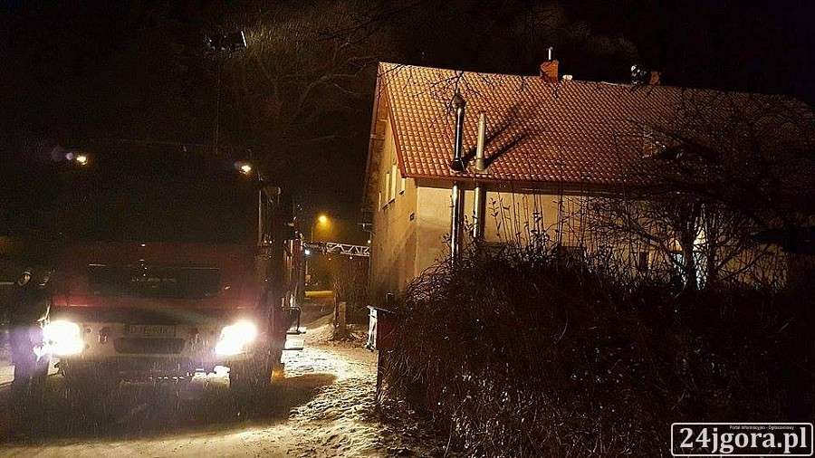 Pożar sadzy w Podgórzynie