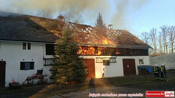 Pożar w Chmieleniu