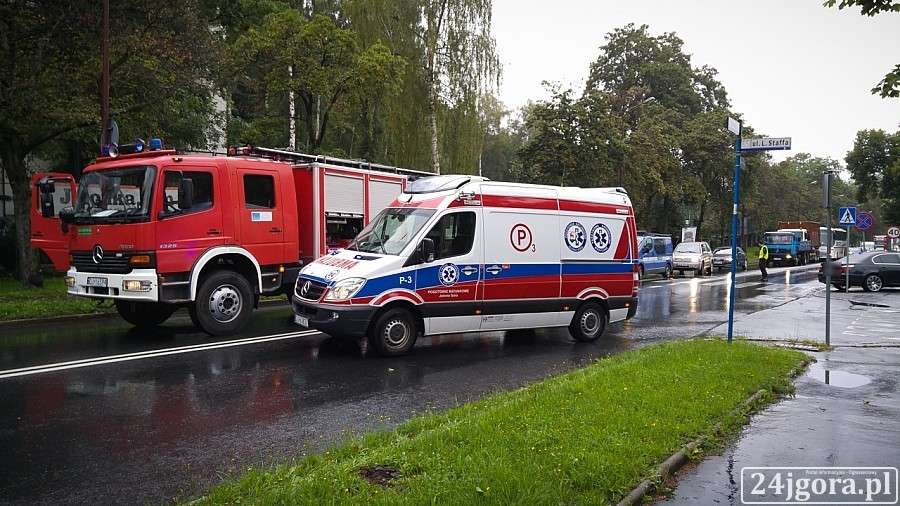 Potrącenie pieszej na ul. Sudeckiej