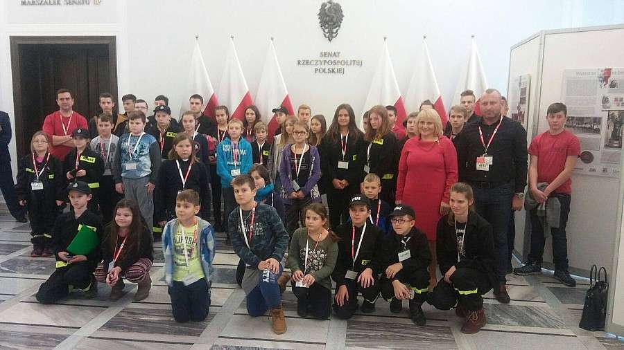Młodzi strażacy z wizytą w stolicy 