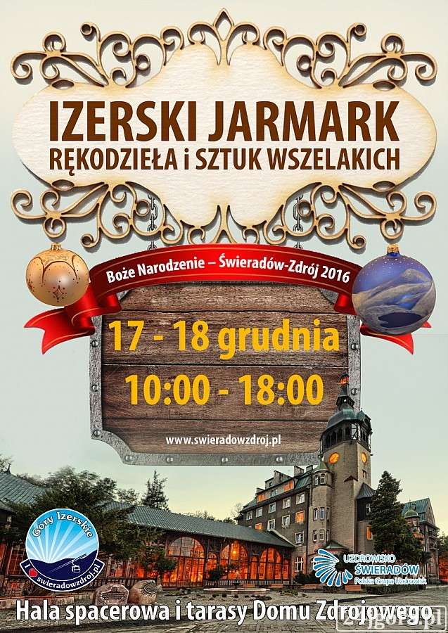 Świąteczny Jarmark Izerski w uzdrowisku Świeradów-Zdrój 