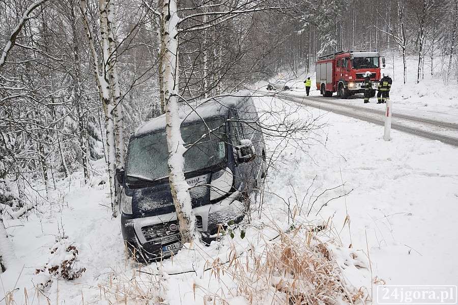Wypadek na szosie sudeckiej