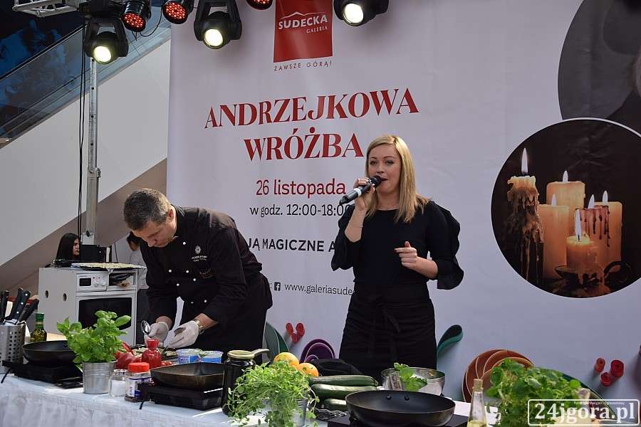 Andrzejkowe wróżby i kulinarne show w Galerii Sudeckiej