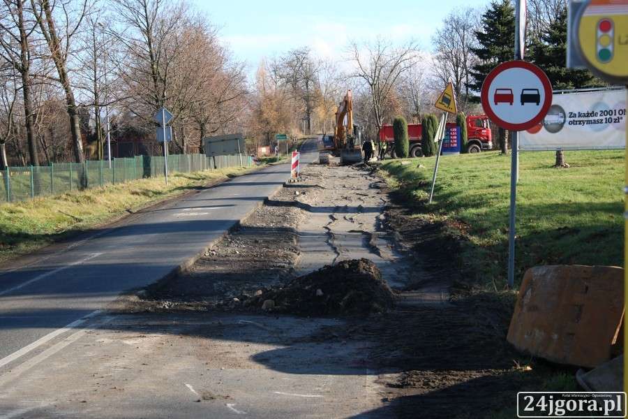 Utrudnienia w Podgórzynie!  Trwa remont ul. Topolowej