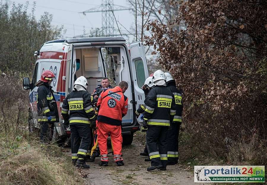 Próba samobójcza czy potrącenie przez pociąg?