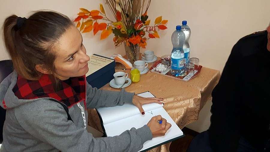 Piechowice : Maja Włoszczowska odwiedziła przedszkolaków