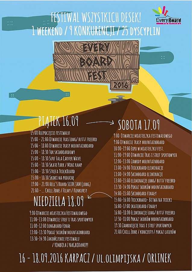 EveryBoard Fest 2016 - już od piątku w Karpaczu!