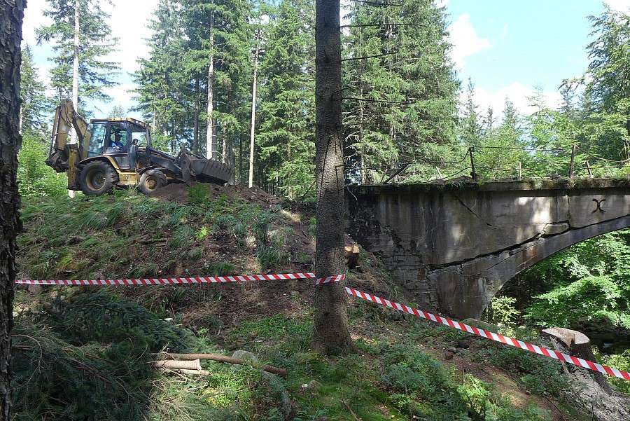 Remont Betonowego Mostu w Karpaczu