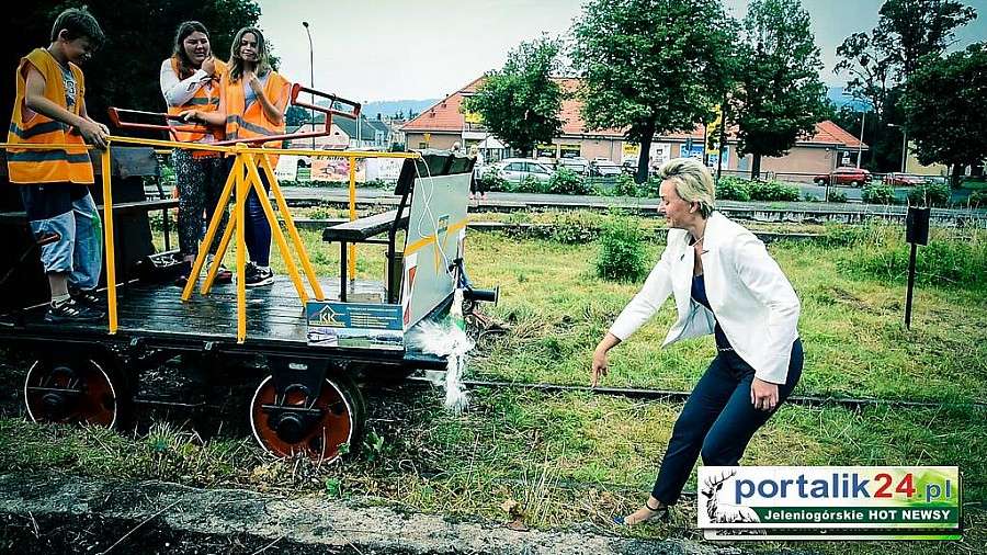 Ruszyła stacja Kowary - chrzest drezyny