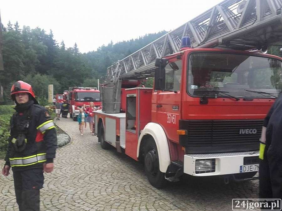 Pożar w hotelu w Karpaczu.