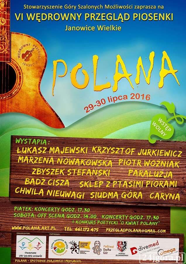 VI Wędrowny Przegląd Piosenki POLANA 29-30.07.2016