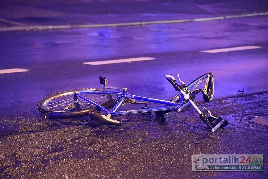 Potrącenie rowerzysty