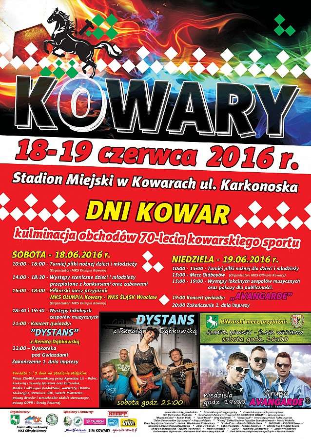 Wizyta piłkarzy Śląska Wrocław, koncerty i inne atrakcje w Kowarach !