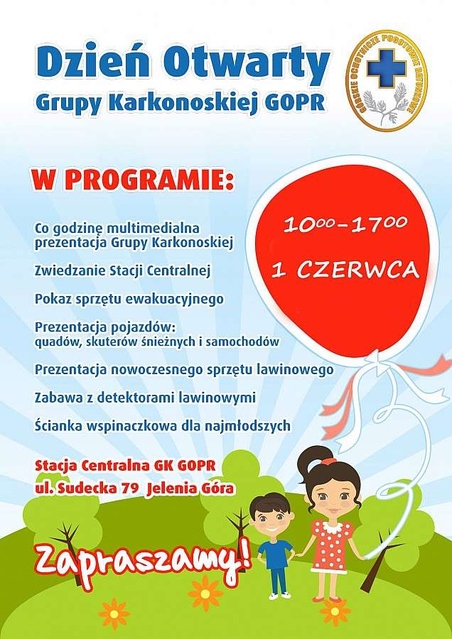 Dziś Dzień Otwarty Grupy Karkonoskiej GOPR