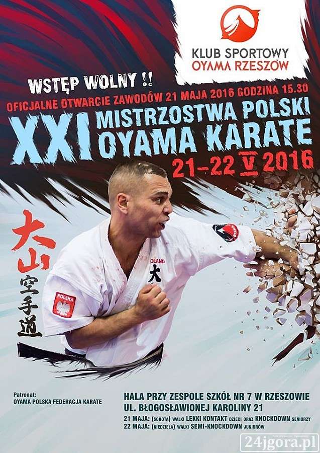 Siedem medali zawodników JK OYAMA w XXI MP OYAMA PFK 