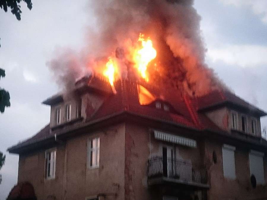 Płonął budynek wielorodzinny przy ul. PCK