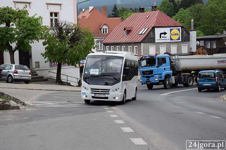 Jazdy testowe miejskiej komunikacji w Szklarskiej Porębie
