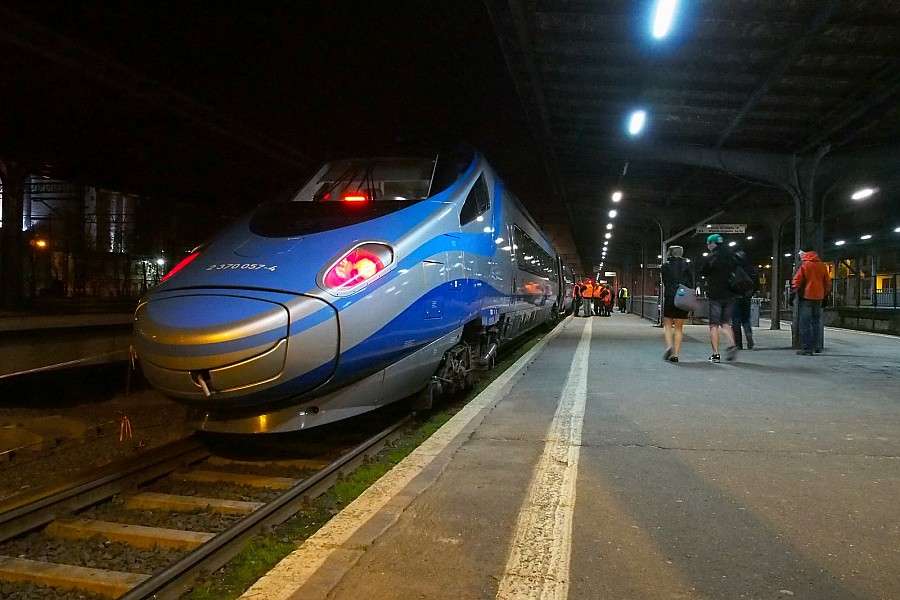 Pierwszy skład PENDOLINO w Jeleniej Górze