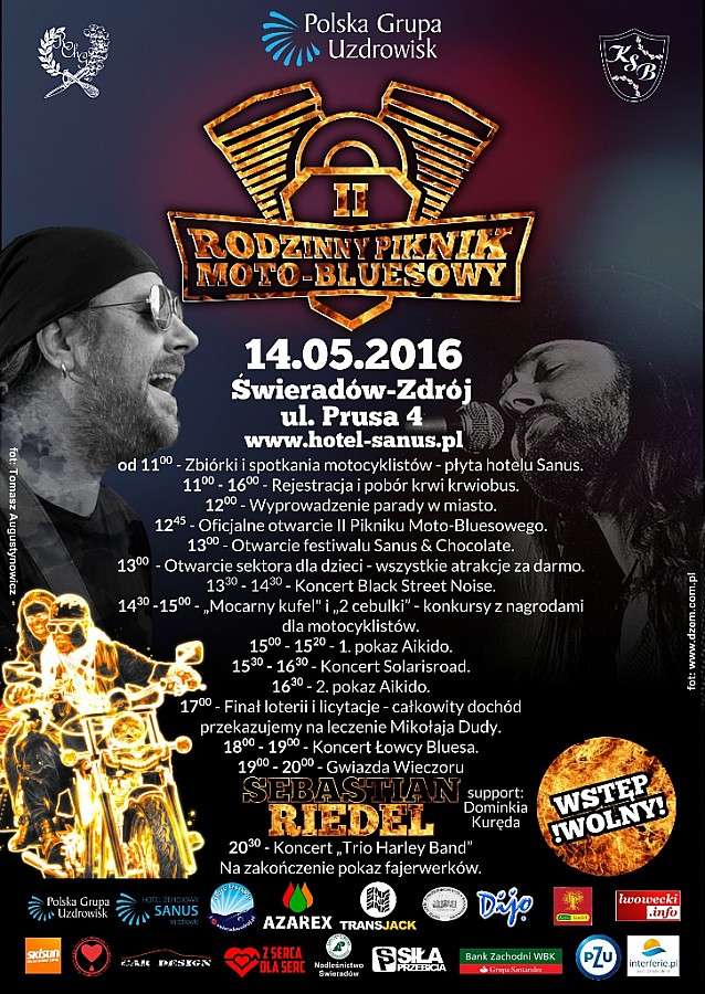 Zapraszamy na II Rodzinny Piknik Moto-Bluesowy