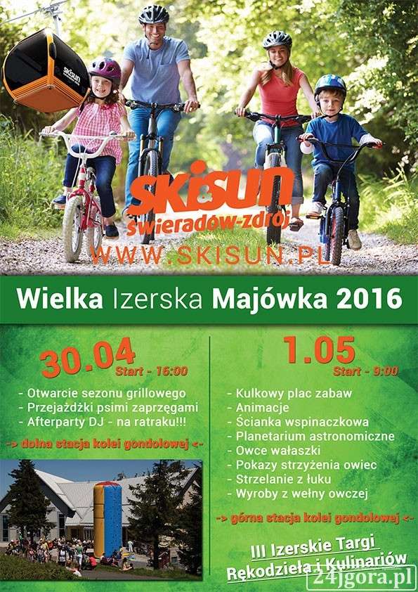Wielka Izerska Majówka 2016 w SKI&SUN Świeradów Zdrój