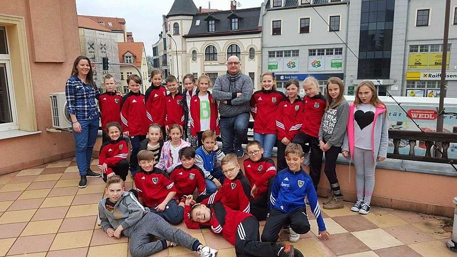 Sportowcy z trzynastki z sympatyczną wizytą w Muzycznym Radiu