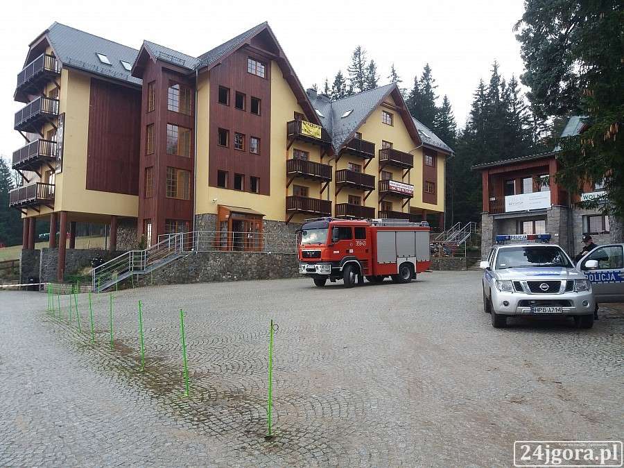 Szklarska Poręba - Ulatniał się gaz w apartamentowcu
