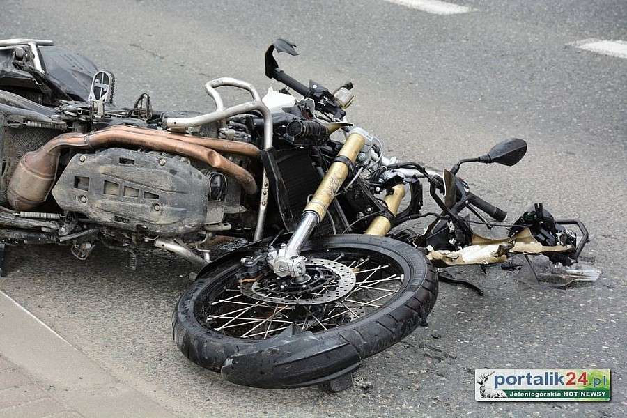 Kolejny poważny wypadek motocyklisty. 