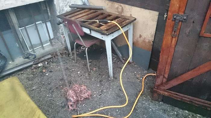 Spalali odpady powodując zagrożenie