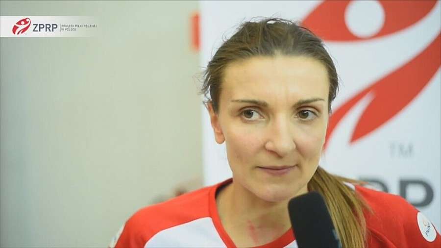 Agnieszka Kocela po przegranym meczu z Węgierkami.
